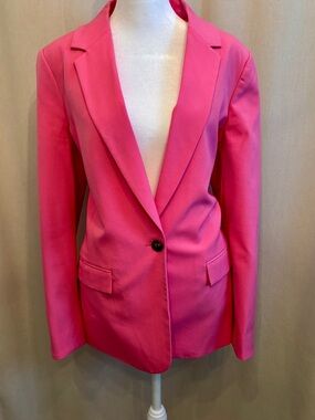 Reitmans Oversized Bright Pink Blazer | Size 6
